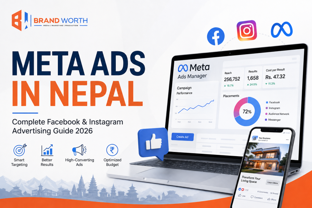 Ads in Nepal for Facebook and Instagram advertising